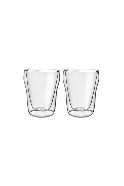 FLORINA Set de 2 pahare Florina Malachit, sticlă borosilicată, pereți dubli, 320 ml