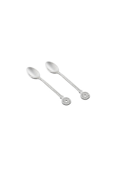 Dania 12-piece Silver-colored Stainless Steel Tea Spoons