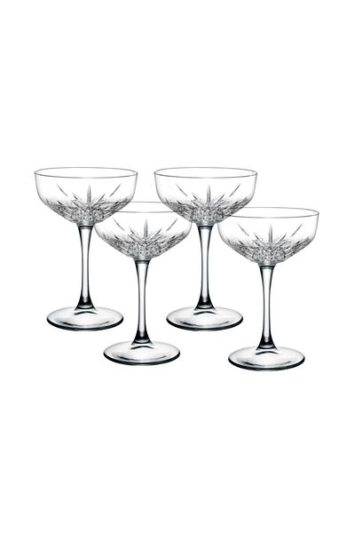 Paşabahçe Σετ ποτηριών σαμπάνιας, Pasabahce Timeless, 4 τεμάχια, 255 ml