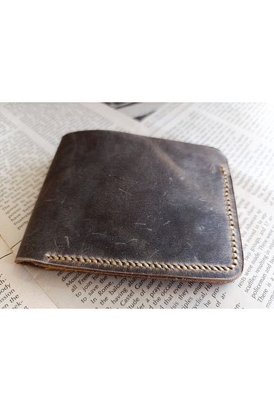 Mahfuz Real Leather Purely Handmade Wallet 22Cm*8Cm * 1 Bill Area 4 Card Compartments W120