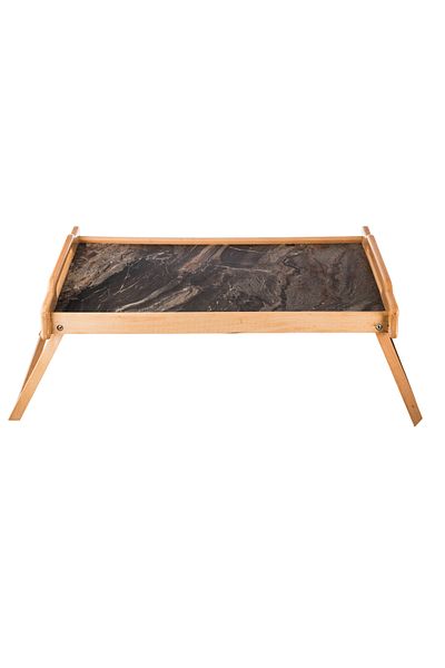 Dania High quality wooden serving tray with foldable legs, size 62*41*24 cm