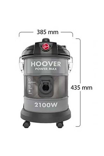 Hoover Power Max Drum Vacuum Cleaner 20 Liter Capacity - Large Capacity, With Blower Function - Ht87-t2-me