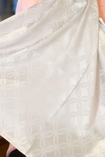 Sultan Eşarp Sultan Jacquard Shawl - Flower Pattern - Slj001-05 - Stone Color