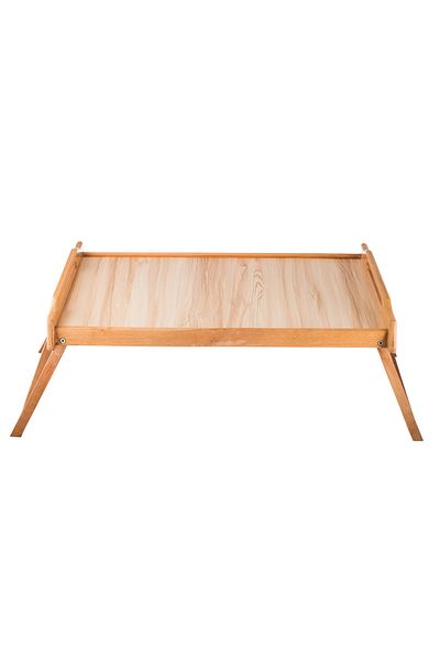 Dania High-Quality Wooden Serving Tray with Foldable Legs, Size 62*41*24 cm