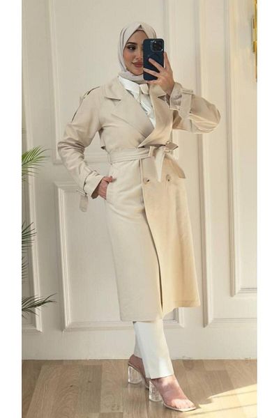 Tebrikler tekstil trench elegant de vară pentru femei model G2511