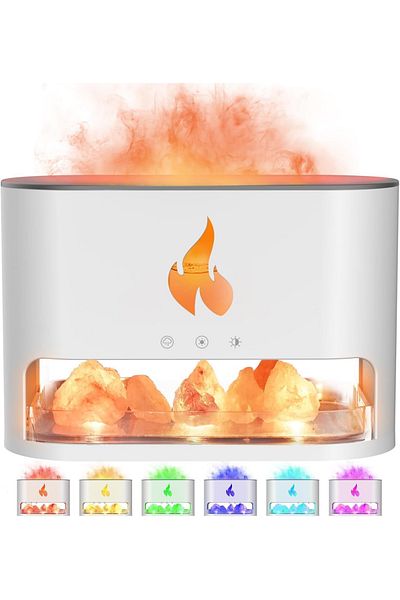 Denx A diffuser and humidifier with LED lighting that simulates candlelight dx2510