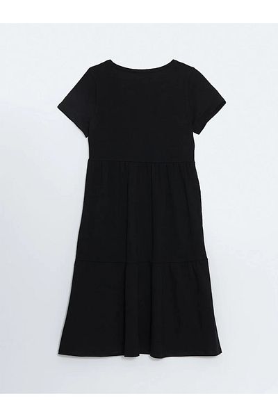 LC Waikiki Γυναικείο φόρεμα LCW Comfort με V λαιμόκοψη