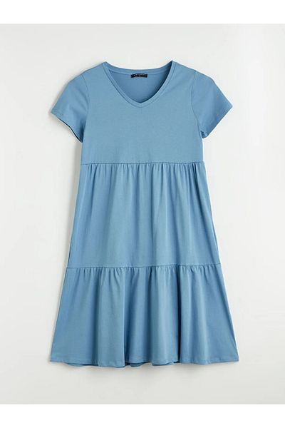 LC Waikiki Rochie de damă LCW Comfort cu decolteu în V