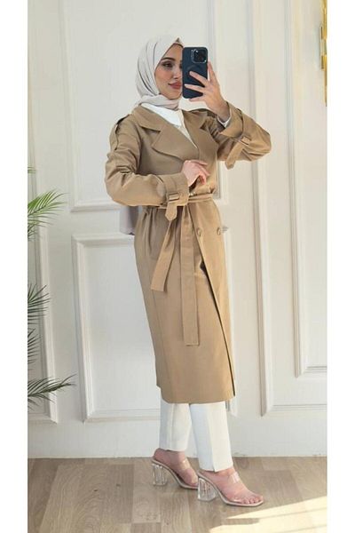 Tebrikler tekstil trench elegant de vară pentru femei model G2511