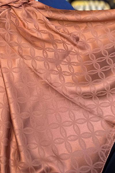 Sultan Eşarp Sultan Jacquard Shawl - Flower Pattern - Slj001-06 - Tile