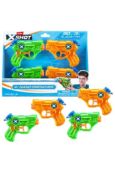 X-Shot Water Nano Drencher 4pack