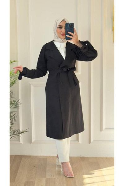 Tebrikler tekstil trench elegant de vară pentru femei model G2511