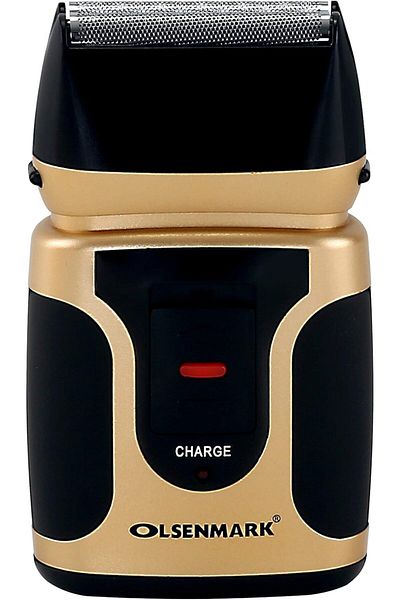 Olsenmark Rechargeable Washable Travel Shaver - Abs Material - Rapid Reciprocal Blades - Wet & Dry