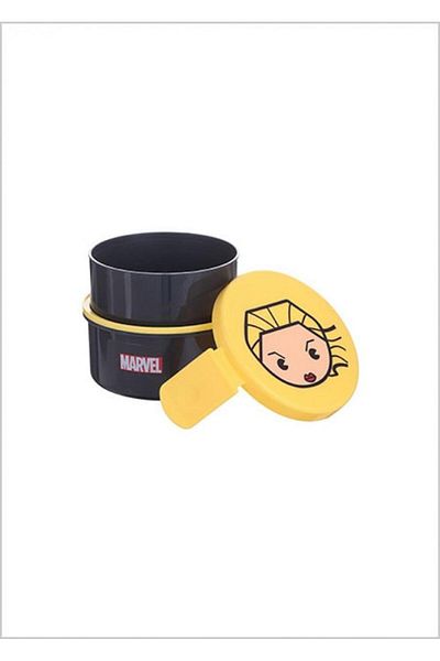 Miniso Captain Marvel Double-Deck Bento Lunch Box