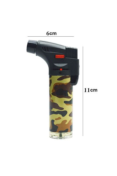 Generic Lighter with safety lock and refillable flame