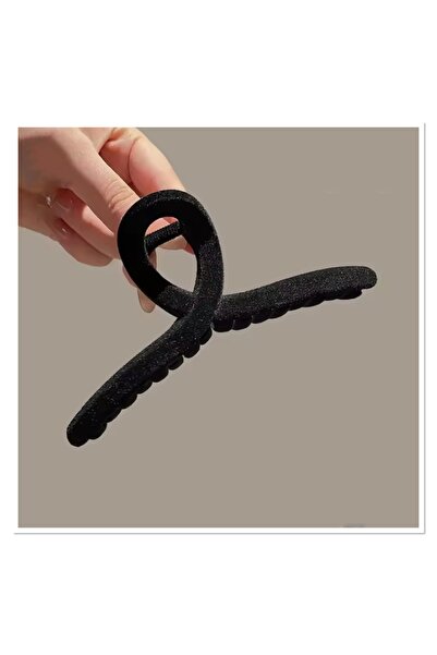 NEW HİLL Кадифена, сигурна черна фиба - 11 см