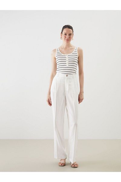 LC Waikiki U Collar Striped Women's Tank Top