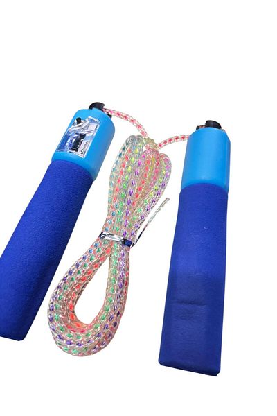 TOMBİ-X Exercise Training Athlete Skipping Rope with Rope Counter with Handle Training Tool Rope Exercise Home Sports