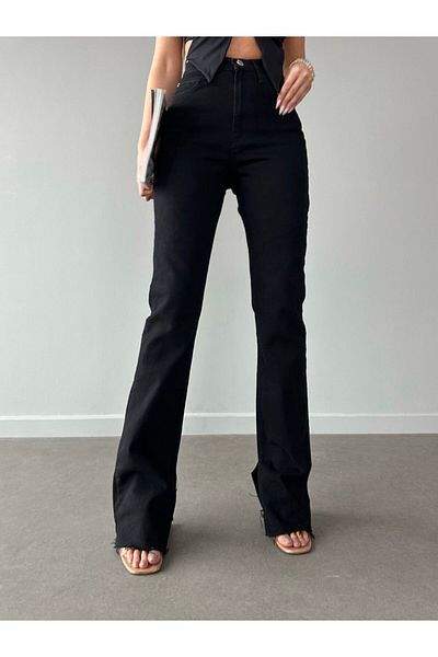 DENİKK Trend Special Design Wide Leg Straight Fit Palazzo Trousers 25