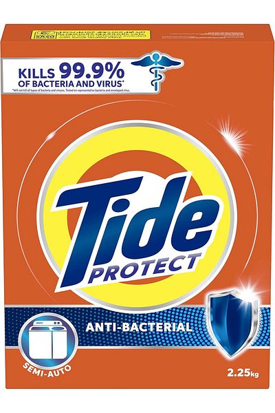 Tide Semi-Automatic Protect Antibacterial Laundry Detergent, Original Scent, 2.25KG