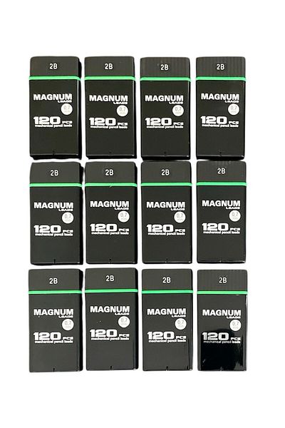 MAGNUM Super Advantage Package 0.7 mm 2B 120 Li Pen Tip - 12 Tubes (1 Pack)