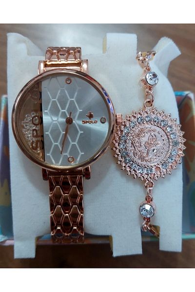 SPOLO Women's Wristwatch Bronze