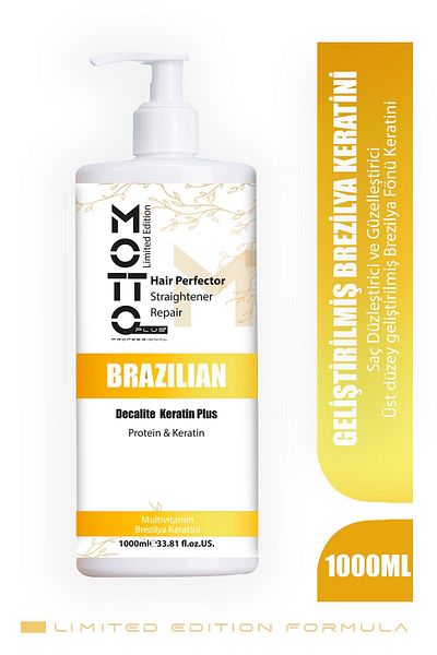Motto Plus Professional Brazilian Blow Dry Keratin and Hair Botox Care 1000 ml (Hairdresser Size)