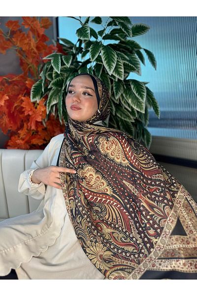 Oxygen Scarfs Etro Pattern New Cotton Soft Shawl 23012