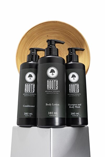 Roots شامبو وغسول الجسم 380 مل - بلسم وغسول للجسم
