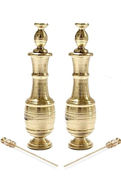 clenz قطعتان من الكحل النحاسي النقي 100% - ذهبي