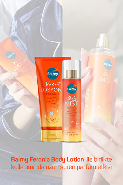 Balmy Feronia Kadın Vücut Spreyi, Mandalina & Lavanta & Misk 200 ml