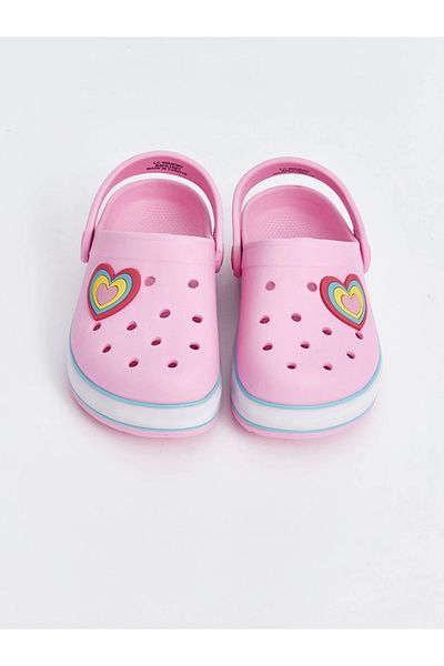 LC Waikiki Lcw Steps Pink Printed Baby Girl Beach Sandals