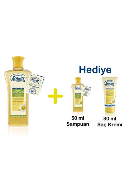 Schultz Hediyeli Saç Bakım Seti - Onarıcı Ve Yenileyici Şampuan 250ml Şampuan 60ml Saç Kremi 30m