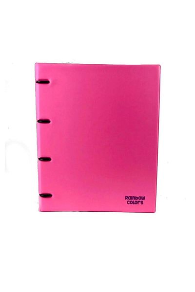 Nusrat Bilişim Önder Rainbow Colors 4 Ring PVC Pink 122-23