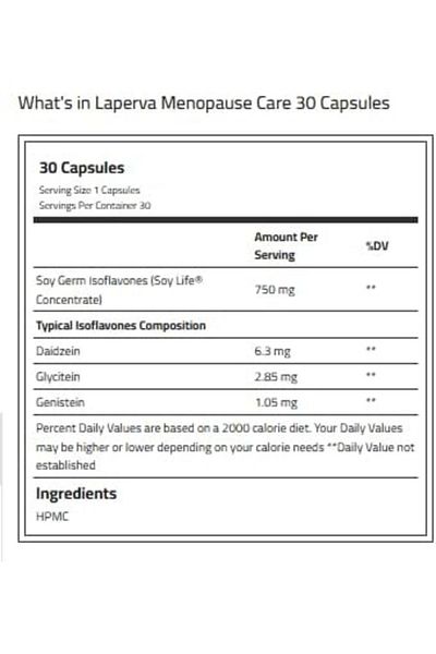Laperva Care, 30 Capsules, Reducing Symptoms Hot Flashes and Mood Swings