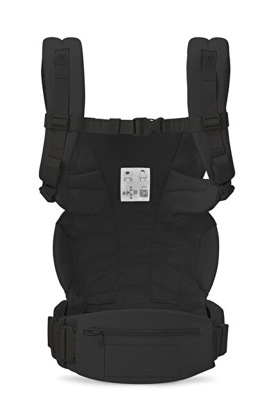 Ergobaby Omni Deluxe %100 Pamuklu (onyx black) , 4 farklı taşıma pozisyonlu ergonomik kanguru