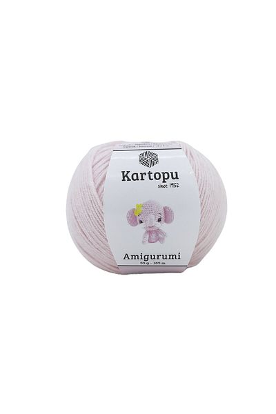 Kartopu Amigurumi Toy Punch Punch Πλεκτό νήμα σε σκόνη ροζ K699