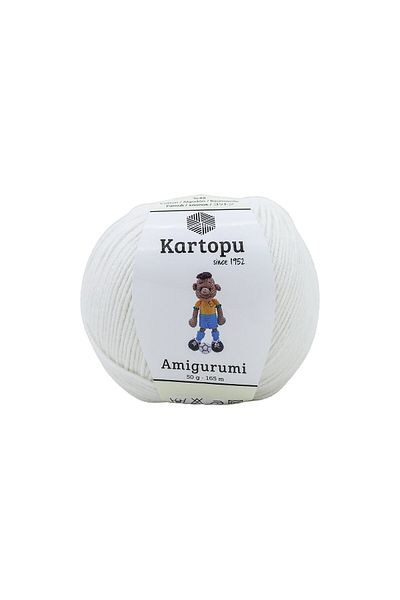 Kartopu Αμιγκουρούμι Παιχνίδι Punch Punch Νήμα Πλέξης Εκρού K011