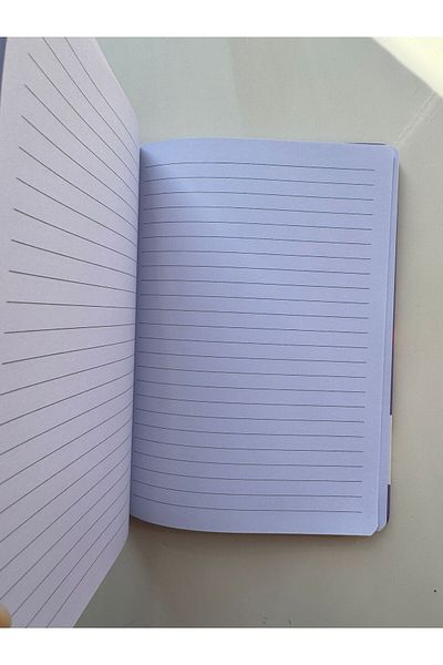 PARLAK EVREN Purple Hair Bangs Detail Notebook