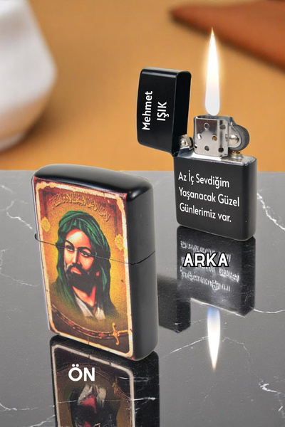 MULTİ TESPİH Kişiye Özel Benzinli Çakmak, Hz Ali