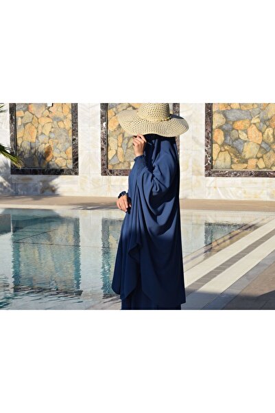 NAKŞİDİL Κοστούμι κεφαλής με βελόνα πέπλο μετάξι Medina