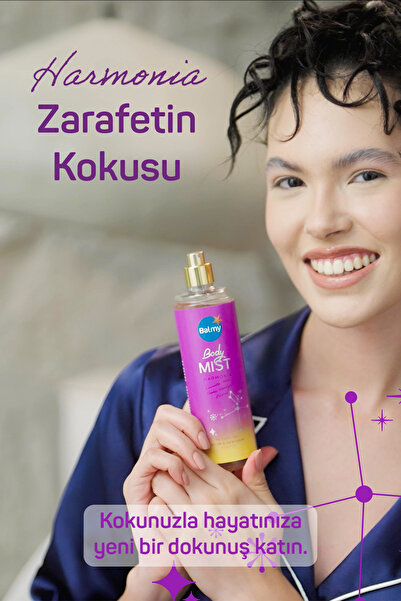 Balmy Harmonia Kadın Vücut Spreyi, Lavanta & Badem & Vanilya 200 ml