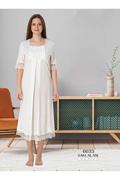 Lohussa Ecru Čipka komad specijalnog dizajna letnja Pamuk trudnička haljina