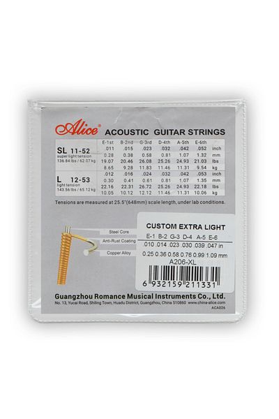 Alice A206Xl Acoustic Guitar Tool Wire - 0.10 (Original Product)
