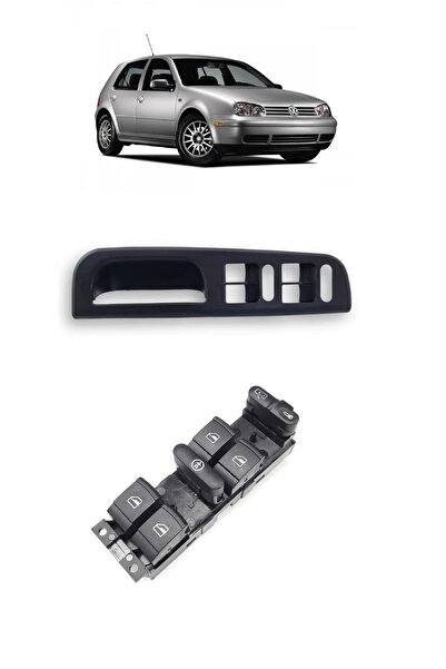 CMEPARTS Vw Volkswagen Golf 4 Mk4 1998-2004 Uyumlu Sol Ön Dörtlü Cam Açma Düğ...