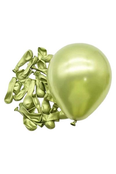 Party and Story Chrome balloon 100 pieces 12 inch apple