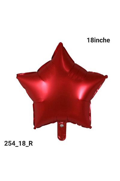 Party and Story 18 inch star-shaped colorful foil balloon