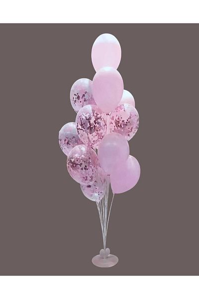 Party and Story Balloon holder measuring 110cm*20cm with a set of 12 pieces of 12-inch balloons