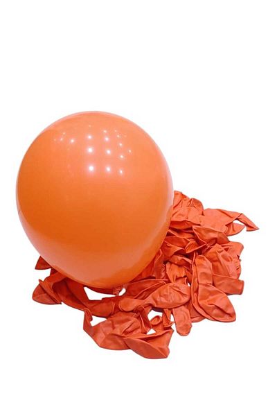 Party and Story 50pcs 12inch Bright Orange Latex Balloon