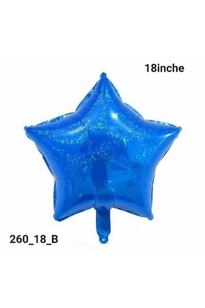Party and Story 18 inch star-shaped colorful foil balloon